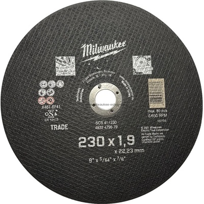 Milwaukee Řezný kotouč 230 x 1,9 mm 4932479579