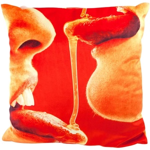 Seletti Възглавничка TOILETPAPER HONEY 50 x 50 cм, червена, Seletti (SLT02322)