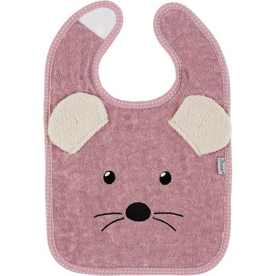 Sterntaler Dětský froté bryndák Myška Mabel Pink