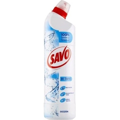 Savo WC tekutý čistící a dezinfekční přípravek Citrón 750 ml