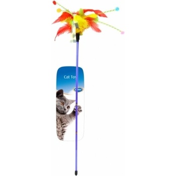 Duvoplus Playing Rod With Feathers - Котешка играчка - въдица с перо 62x3x1, 5 см