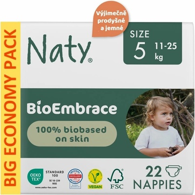 Naty ECO by Junior 11 - 25 kg 6 x 22 ks