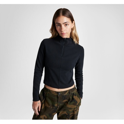 converse LONG SLEEVE 1/2 ZIP TOP Dámske tričko 10027392 A02