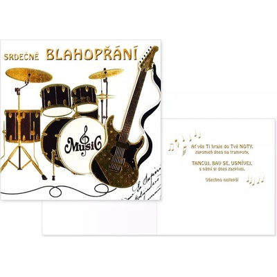 Přání srdečné pro muže Muzika