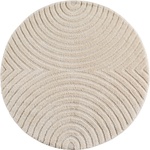 Ayyildiz Кремав кръгъл килим ø 200 cm Art 1122 - Ayyildiz Carpets (ART2002001122CREAM)