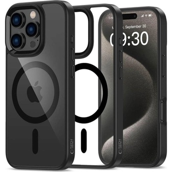 Tech-Protect Magsafe Калъф за iPhone 16 Pro Max, Tech-Protect MagMat1 Case, Черен (5906302311156)