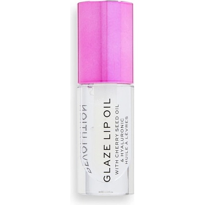 Makeup Revolution Glaze olej na pery Lust Clear Shimmer 4,6 ml