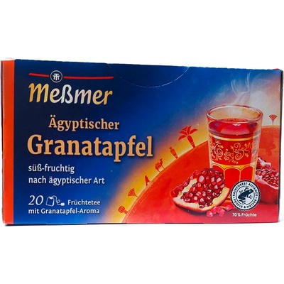 Meßmer Ägyptischer Granatapfel sladký čaj s příchutí egyptského granátového jablka 20 x 2,5 g
