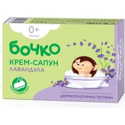 Бочко бебешки Крем-сапун Лавандула 75грама (7653456789)