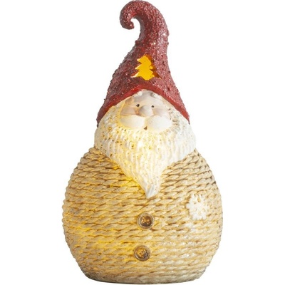 Postavicka Xecco 62109 Santa okrúhly stredný LED polyresin 28,5 cm