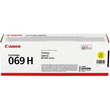 Canon КАСЕТА ЗА CANON i-SENSYS LBP 673 series/i-SENSYS MF 752/754 Series - Yellow - CRG-069HY (CRG069HY) - PN 5095C002AA (101CANCRG069YH)