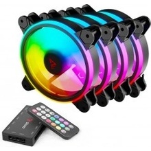 Savio FAN-01 4-pack Black