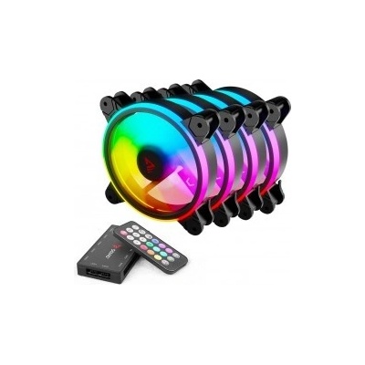 Savio FAN-01 4-pack Black