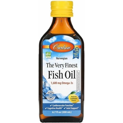Carlson Labs Norwegian The Very Finest Fish Oil Lemon 200 ml
