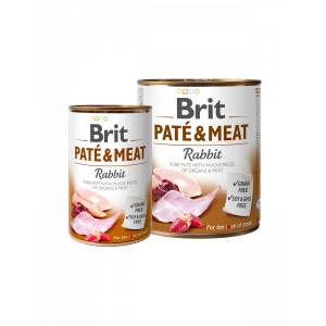 Brit Pate & Meat Rabbit - Консерва със Заешко и Пилешко месо 400 гр