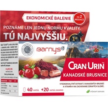 Barny's Cran-Urin Kanadské Brusnice 40 + 20 kapsúl