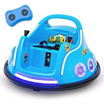 Costway Детска кола въртяща се на 360 градуса с дистанционно управление - Синя