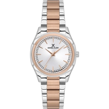 Daniel Klein DK. 1.13760-6 Premium Дамски часовник Сребрист/Златист- сив циферблат, стоманена верижка