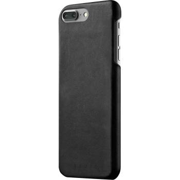Mujjo Leather Case - кожен (естествена кожа) кейс за iPhone 8 Plus, iPhone 7 Plus (черен)