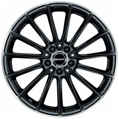 MAK KOMET 8x19 5x112 ET33 gloss black mirror ring