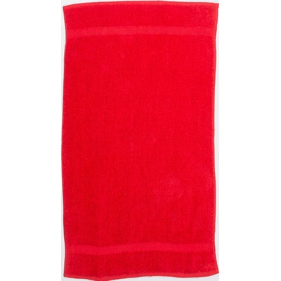 Towel City Luxusní froté jemná osuška s dlouhým vlasem 550 g/m Červená 70 x 130 cm 70 x 130 cm