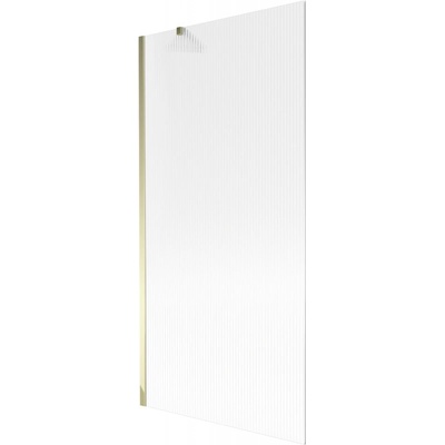 Mexen Next параван за вана 1-крило 90 x 150 см, райета, златен - 895-090-000-00-09-50 (895-090-000-00-09-50)