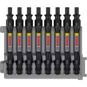 Bosch - Комплект двустранни битове T20, 8 бр. 2608522339 (2608522339)