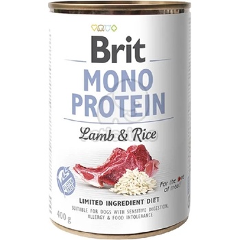 Image 1 of Brit Mono Protein от Агнешко месо и ориз 6 Х 400 г