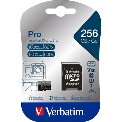 Verbatim MicroSDXC 256 GB 47045