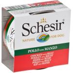 Schesir Chicken With Beef in jelly с пилешко и говеждо филе в желе 150gr