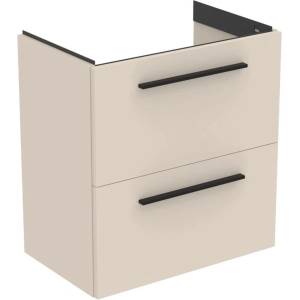 Ideal Standard i. life S стенен долен шкаф с 2 чекмеджета, бежов - пясъчен, 60 см (T5293NF)
