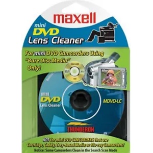 Maxell DVD-R Camcorder mini 8 см/ почистващ диск MAXELL /за камери/ blister 1 бр. в PVC case (ML-DDVD-R-8SM-LENSCLEANER) - hits
