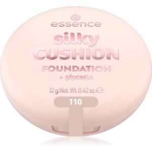 essence silky CUSHION FOUNDATION фон дьо тен в гъба със средно покритие цвят 110 12 гр