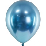 Party Deco Латексови Балони Хром, Син - 30 см (chb1-001-50)
