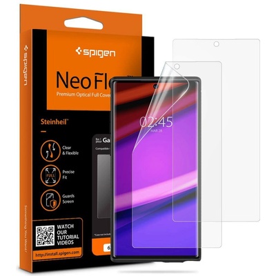 Spigen Neo FLEX HD Screen Protector - 2 броя защитно покритие с извити ръбове за целия дисплей на Samsung Galaxy Note 10 Plus