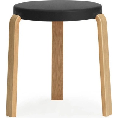Normann Copenhagen Tap Stool dub / čierna