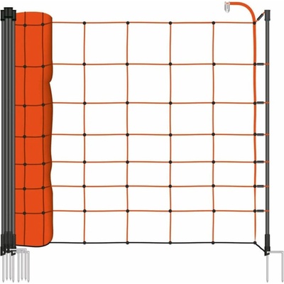 Fencee Oranžová vodivá sieť STANDARD na elektrický ohradník pre ovce, kozy, výška 90 cm, 50 m, dvojitý hrot