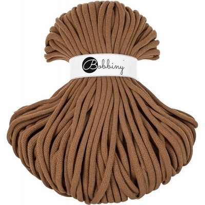 Bobbiny bavlněná šňůra JUMBO 9mm caramel