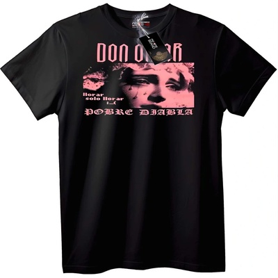 NOONEBRAND Тениска Don Ollar Беден Дявол - 4XL, Black