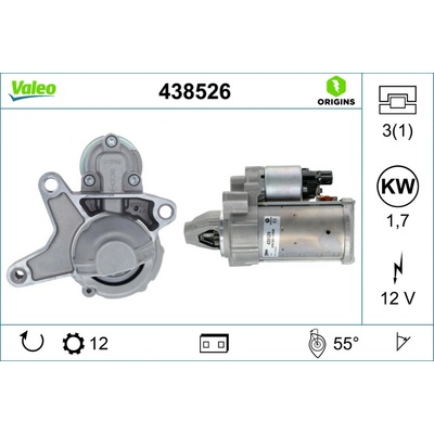 Štartér VALEO 438526