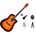 Pasadena PDC-10 Premium SET Vintage Sunburst Акустична китара