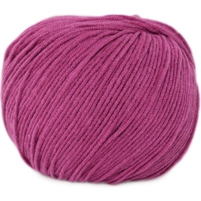 Příze Jeans (Vlna-Hep) 8048 purpurová (fialovo růžová)