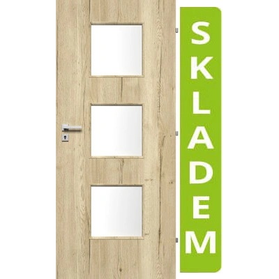 VILEN DOOR Deni 3/3 Dub Halifax 70 x 197 cm