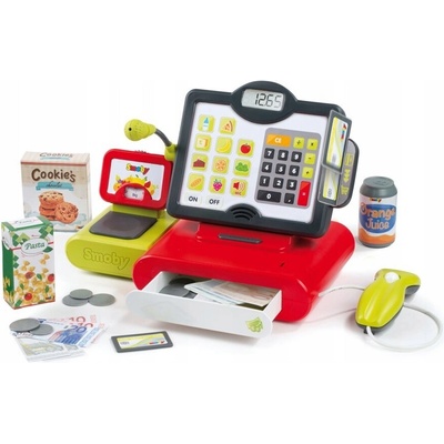 Smoby Elektronická pokladna s dotykovým panelem a čtečkou 350102