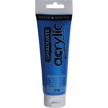 Daler-Rowney Graduate АКРИЛНА боя Metallic Blue 120 ml 1 бр (123120718)