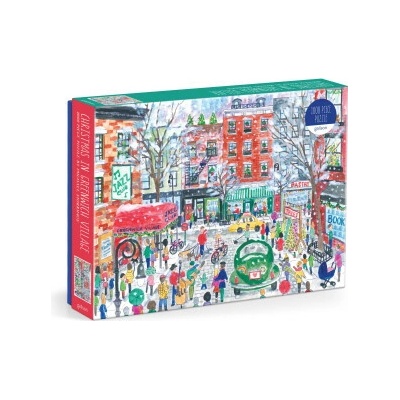 Galison Michael Storrings Christmas in Greenwich Village 1000 dielov