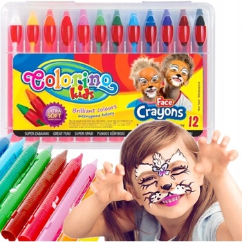 Obličejové barvy Colorino 12 barev