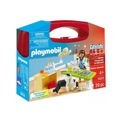 PLAYMOBIL Комплект Плеймобил 5653 - Ветеринар с инструменти в куфарче, Playmobil, 2900082