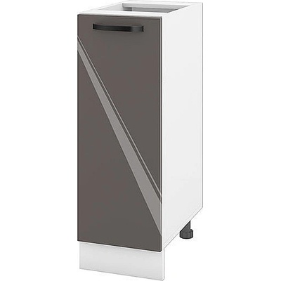 ИРИМ Долен кухненски шкаф Сити БФ-Антрацит гланц-05-20 30 см