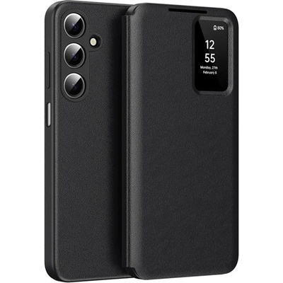 Gigapack Samsung A17 4G / A17 5G GIGAPACK Tok с активна позиция FLIP, Smart View Cover, BLACK GP-180304 (GP-180304)